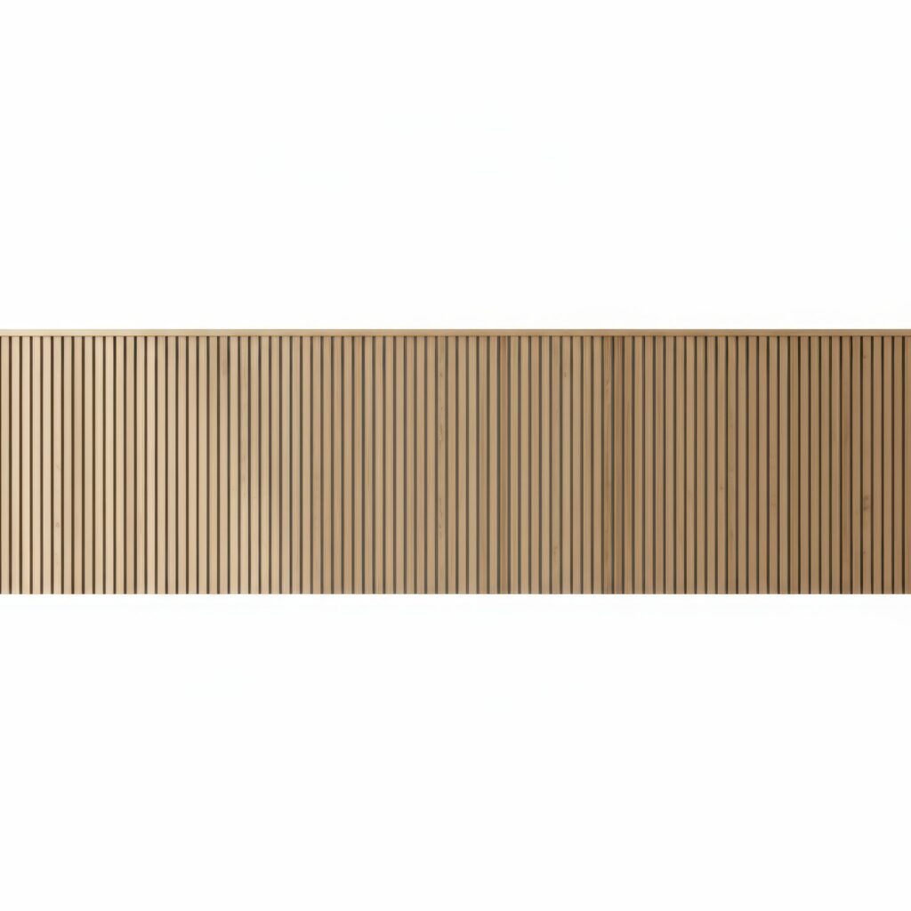 fluted wood panels - small living room furniture