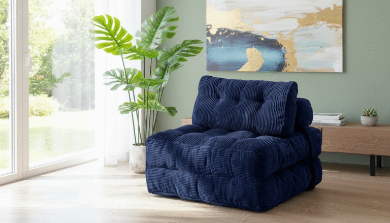 Read more about the article MAXYOYO Convertible Sleeper Chair Review: The Best Space-Saving Folding Ottoman Bed for Small Homes
