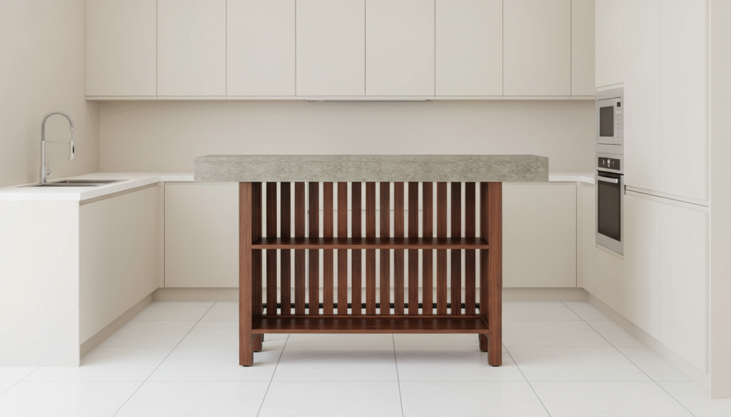 Modern Home Bar Unit in Living Room. Kitchen Furniture