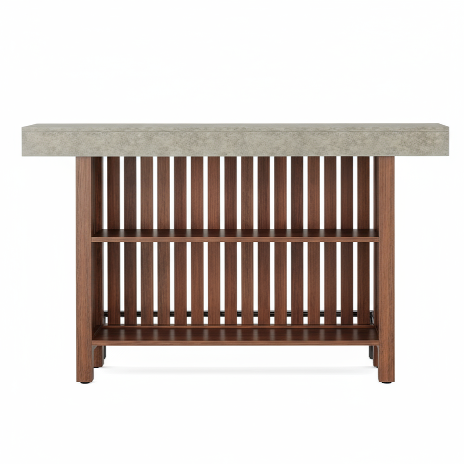 Modern Home Bar Unit in Living Room. Kitchen Furniture