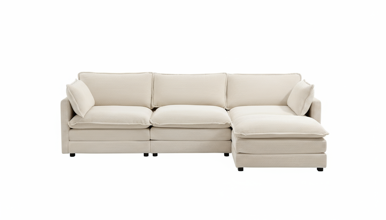ROWHY Oversized Modular Sectional- l shaped sectional sofa