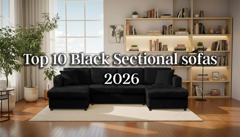 Top 5 Black Sectional Sofas 2026,