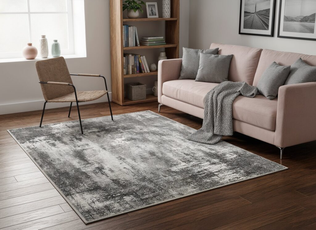 black and grey area rugs - small living room furniture
